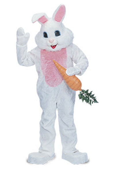 Premium Rabbit Adult Mascot - White
