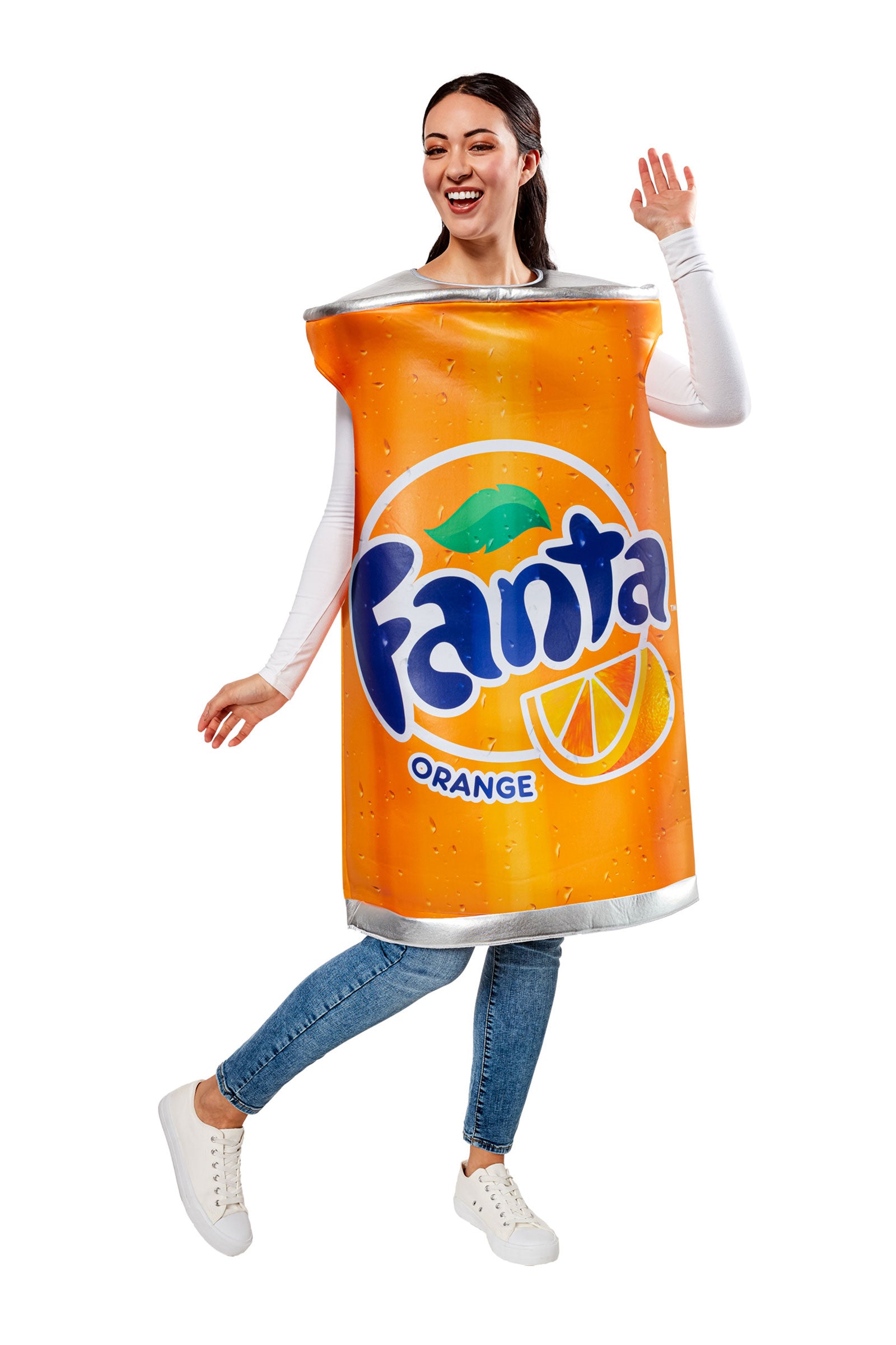 Orange Fanta Can Adult Costume