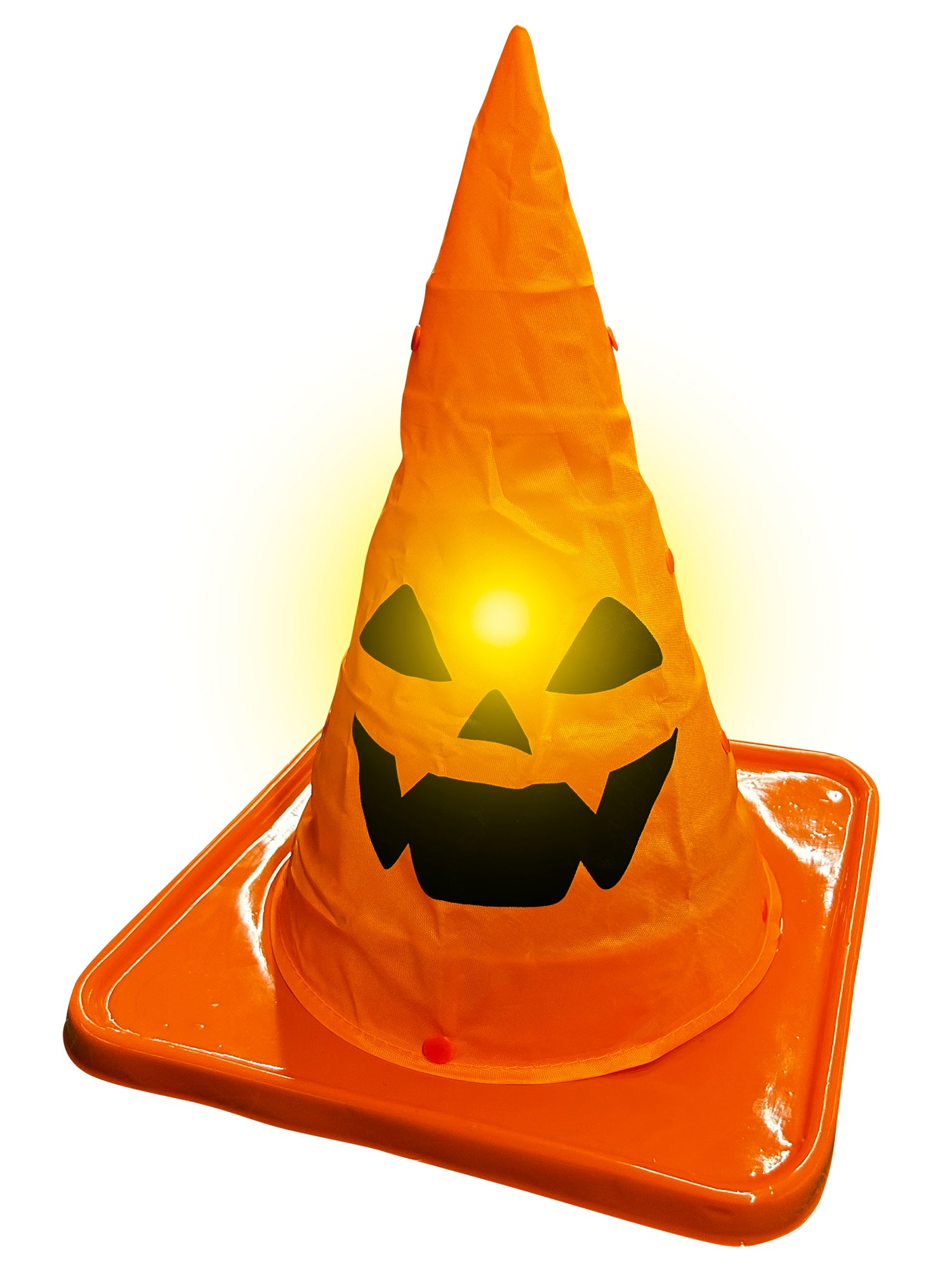 Halloween Trick or Treat Light Up Traffic Cone
