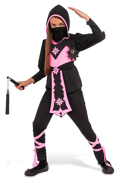 Pink Crystal Ninja Kids Costume